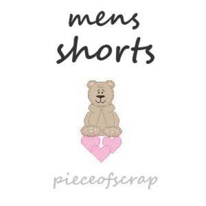 💕🐻 Shop pieceofscrap Mens Shorts‎ 🐻💕